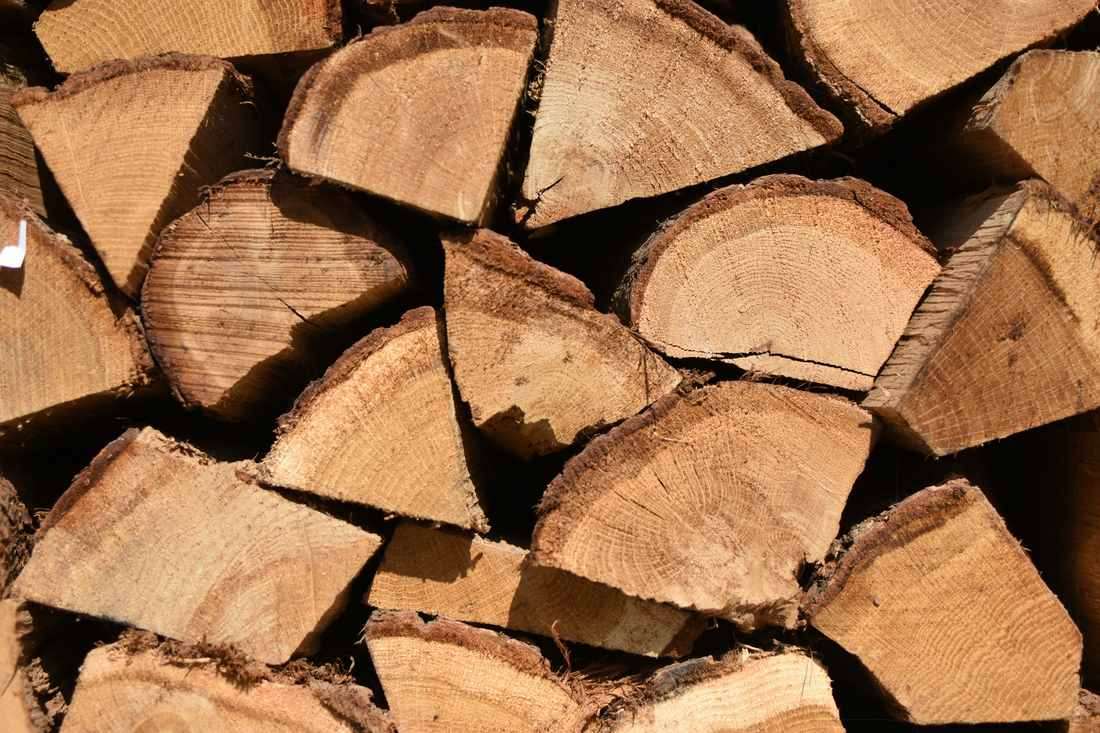 Oak logs