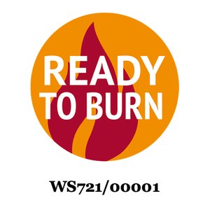 The Woodsure Ready to Burn mark as printed on a William Alexander bag, certificate WS721